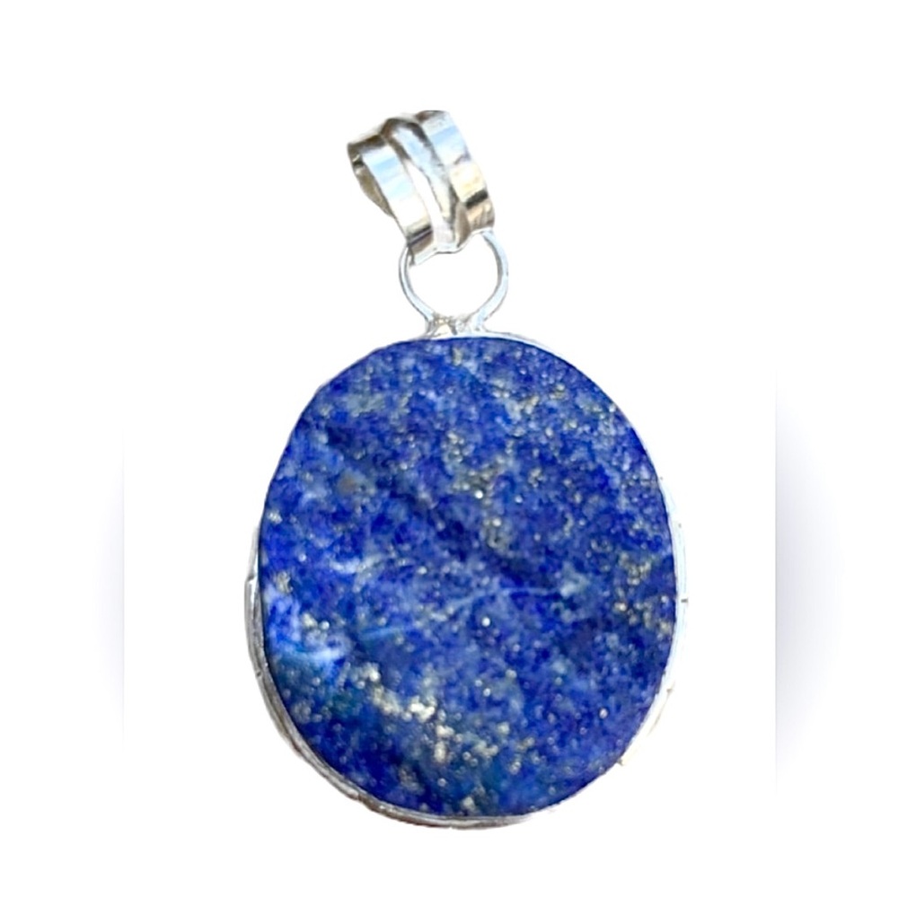 Lapis Lazuli rough cut Pendant.